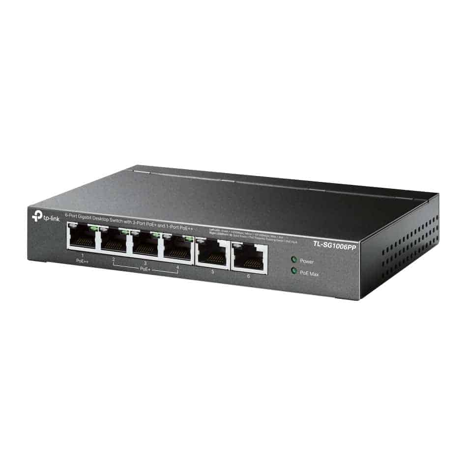 (image for) tp-link 6-Port Gigabit Desktop Switch with 4-Port PoE